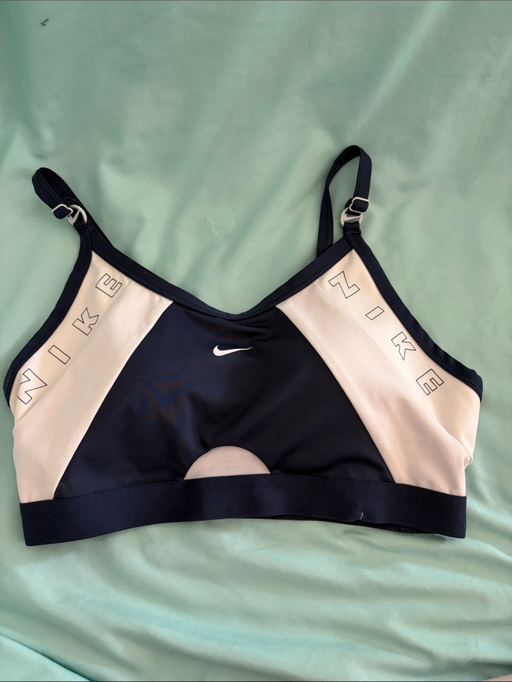Nike Two-Tone Black and White Sports Bralette
